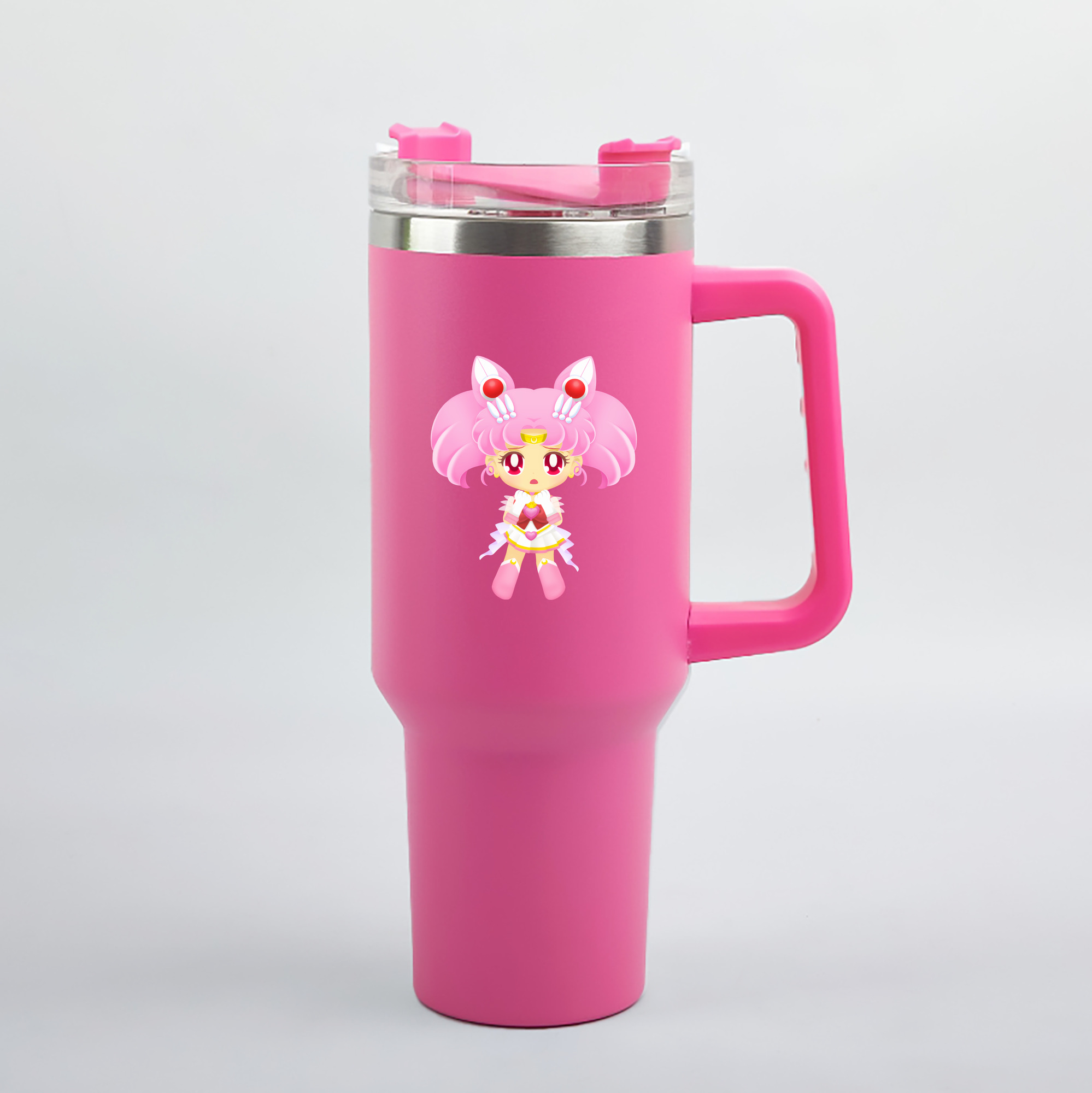 （画像用） 美少女戦士セーラームーン ちびうさ Sailor Moon Chibiusa Tsukino Usagi Small Lady Serenity 1200mL車用タンブラー（カラープリント）